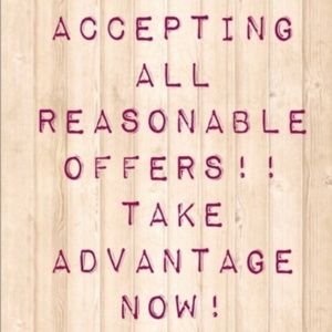 All offers welcome :)